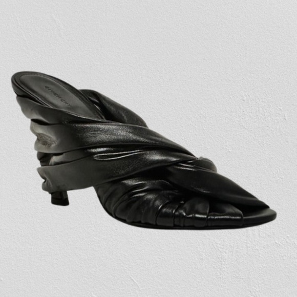 GIVENCHY Show Twist Open Toe Leather Mule🌸 - Picture 2 of 13